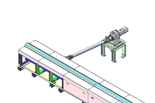塗装ブースコンベヤ駆動部のイメージ図