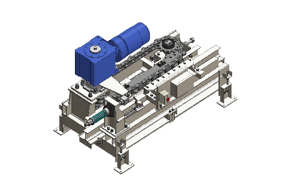 乾燥炉コンベヤ駆動部のイメージ図